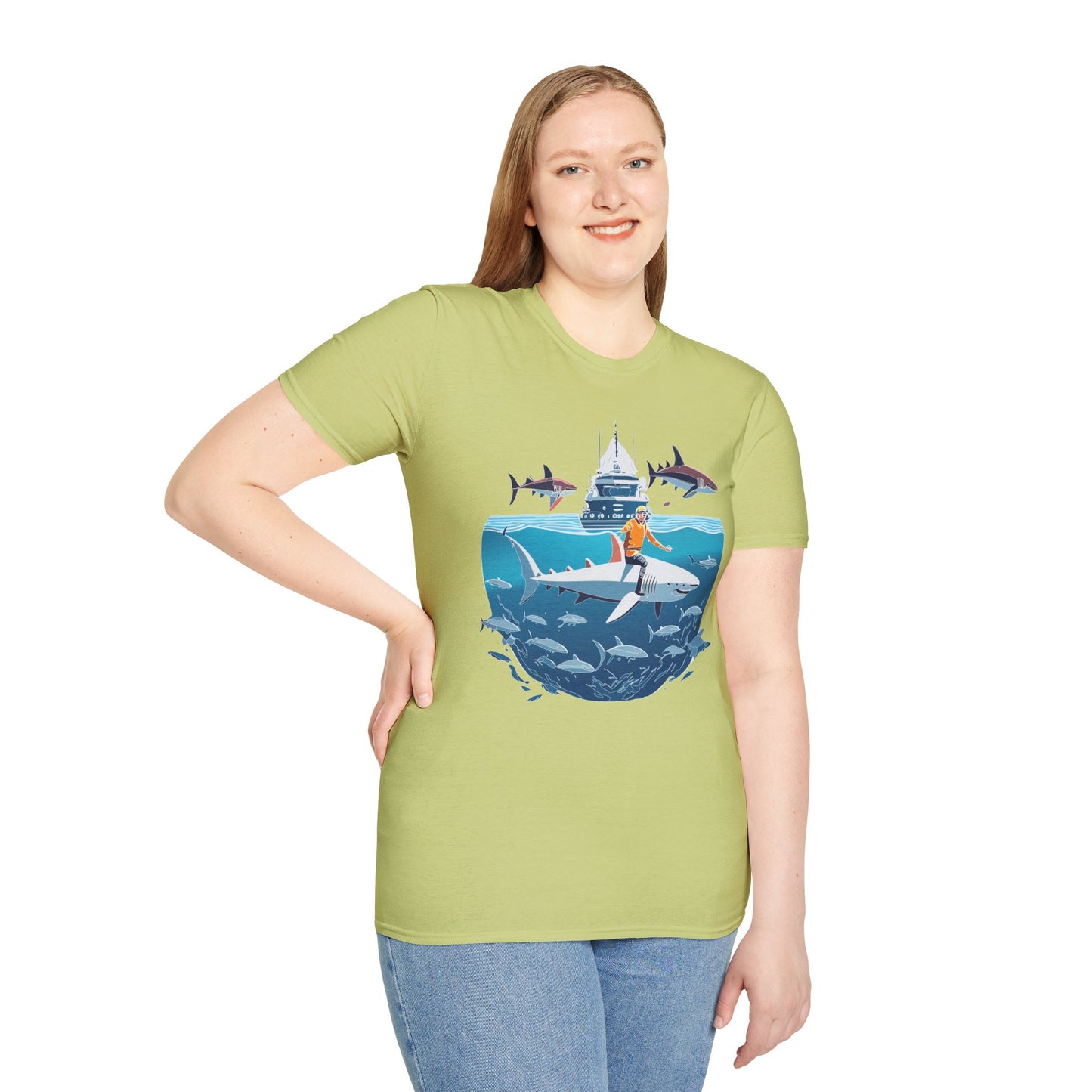 Ocean Tee Shirt, Ocean Shirt, Shirt with Ocean, U boat Tees, Shirt with U-Boat