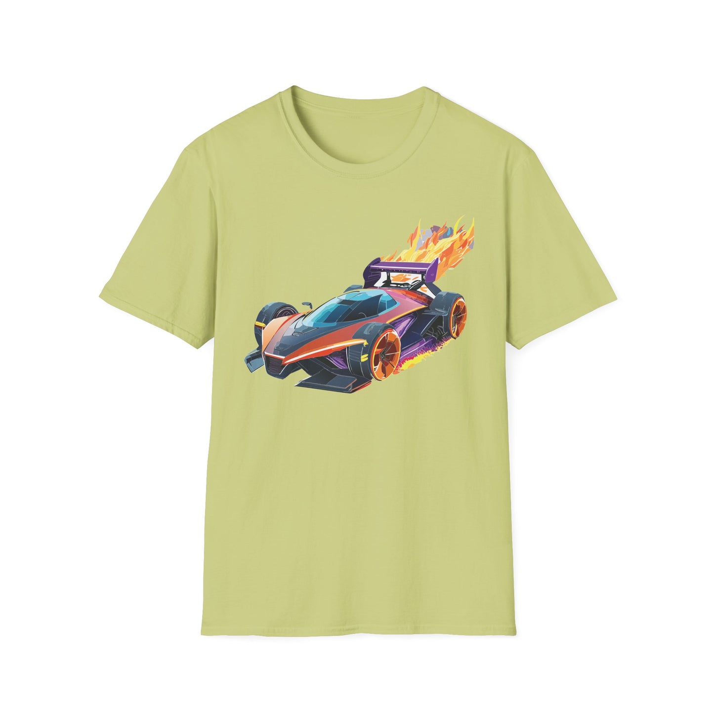 Unisex Car T Shirt Hot Wheels Graphic Tee Car Shirt Gildan Softstyle 64000 Cotton Tee
