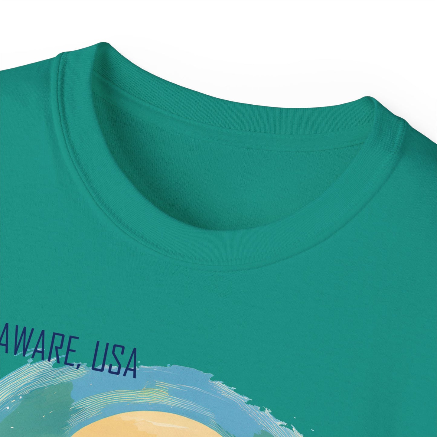 Delaware Graphic Unisex Cotton T‑Shirt 1
