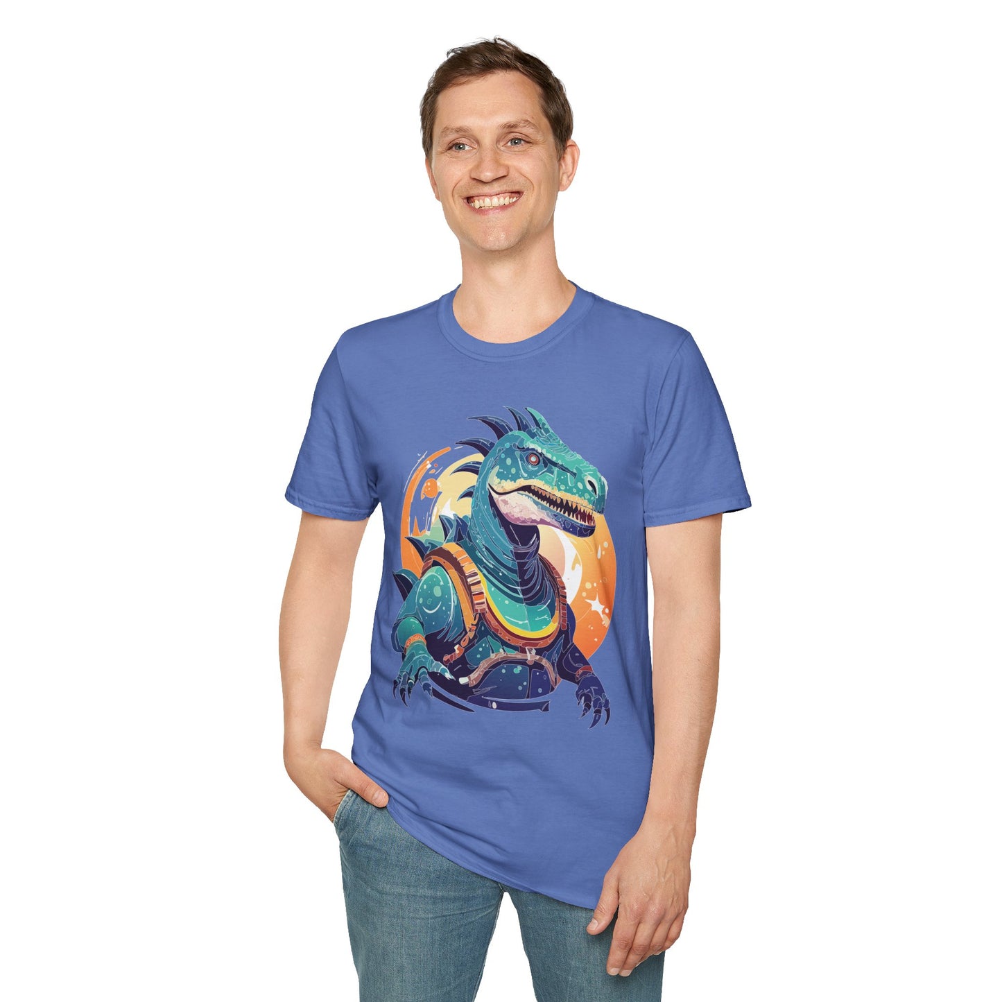 Alien T Shirt Cosmos Design Unisex Softstyle 64000 Graphic Artwork Tee With Aliens