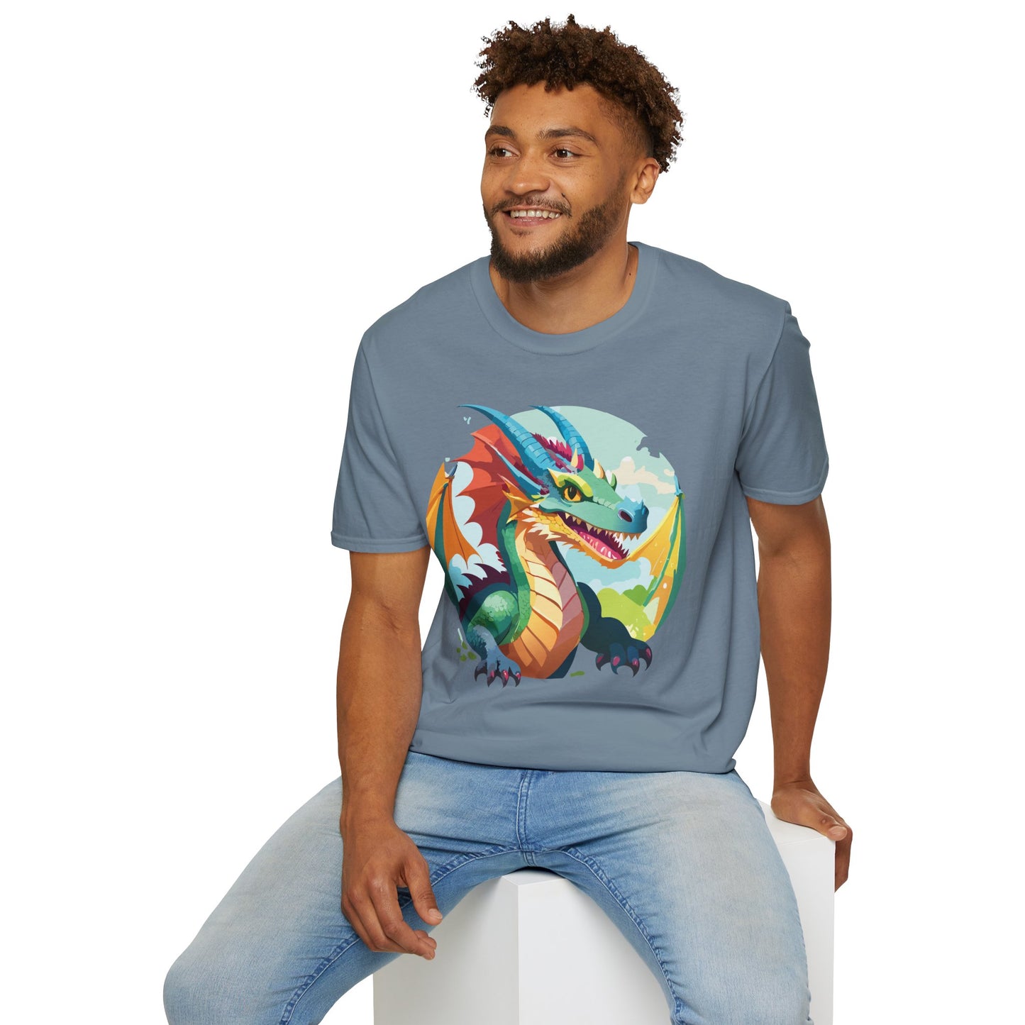 Dragon T Shirt, Dragon Shirt, Shirt with Animals, Animal Shirt