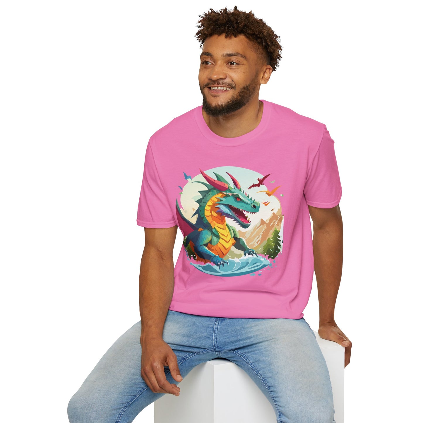 Dragon T Shirt, Dragon Shirt, Shirt with Animals, Animal Shirt