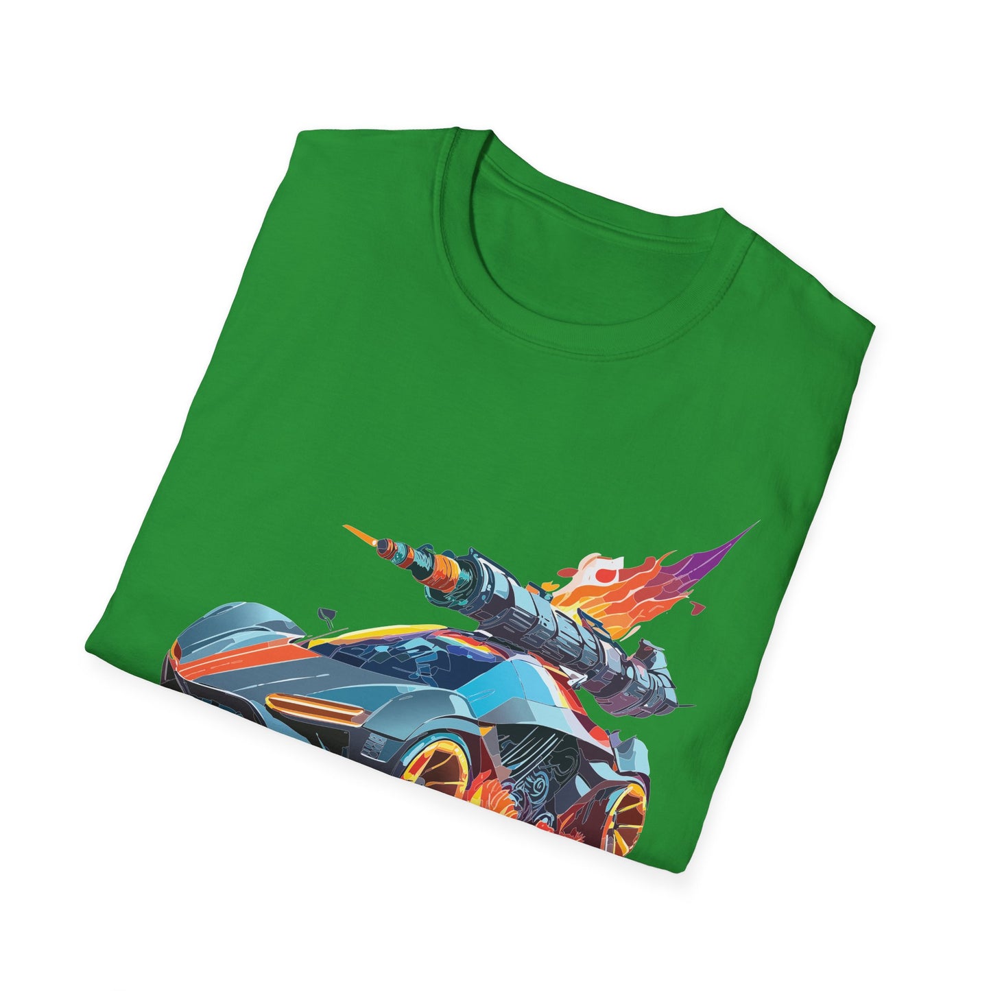 Car T Shirt for Car Lovers Unisex Softstyle Tee 64000 Hot Wheels Design Shirt with Cars