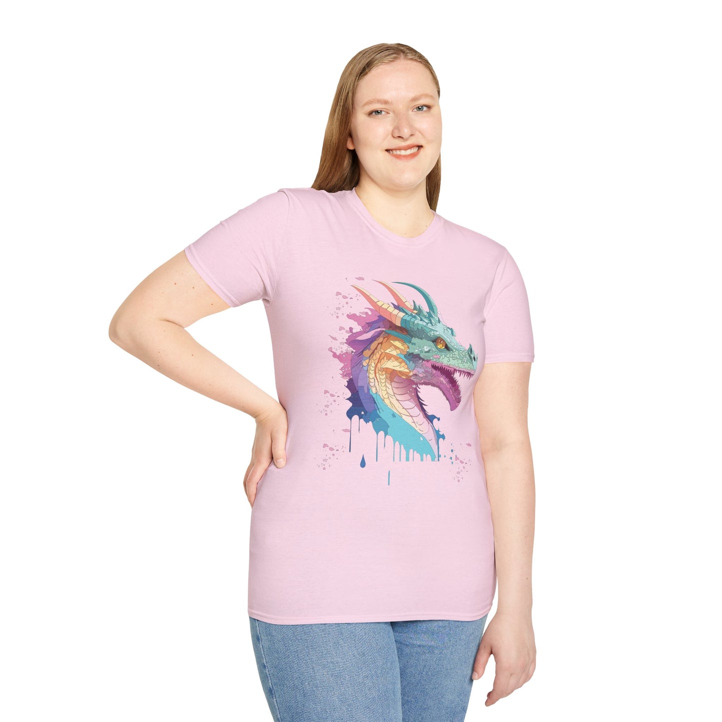 Dragon T Shirt, Dragon Shirt, Shirt with Animals, Animal Shirt