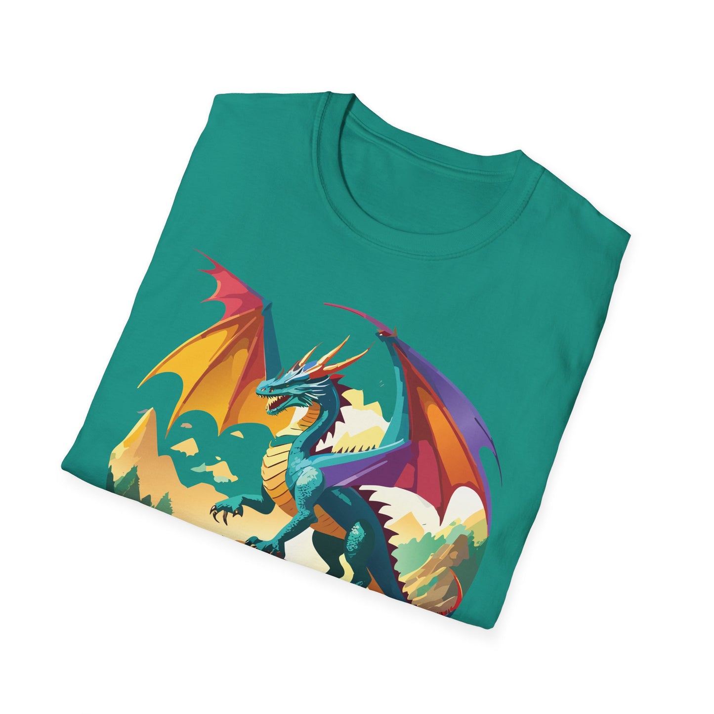 Dragon T Shirt, Dragon Shirt, Shirt with Animals, Animal Shirt