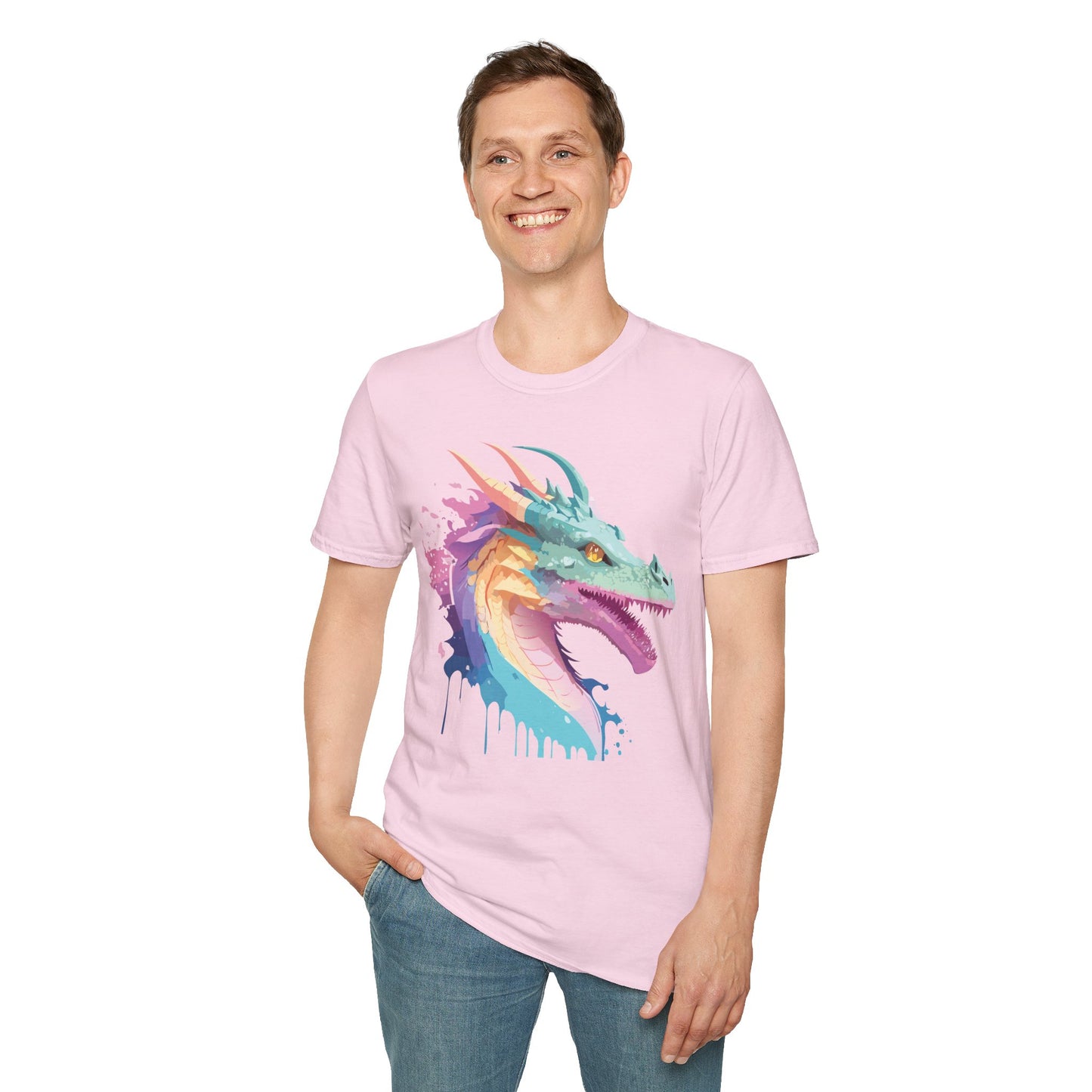 Dragon T Shirt, Dragon Shirt, Shirt with Animals, Animal Shirt