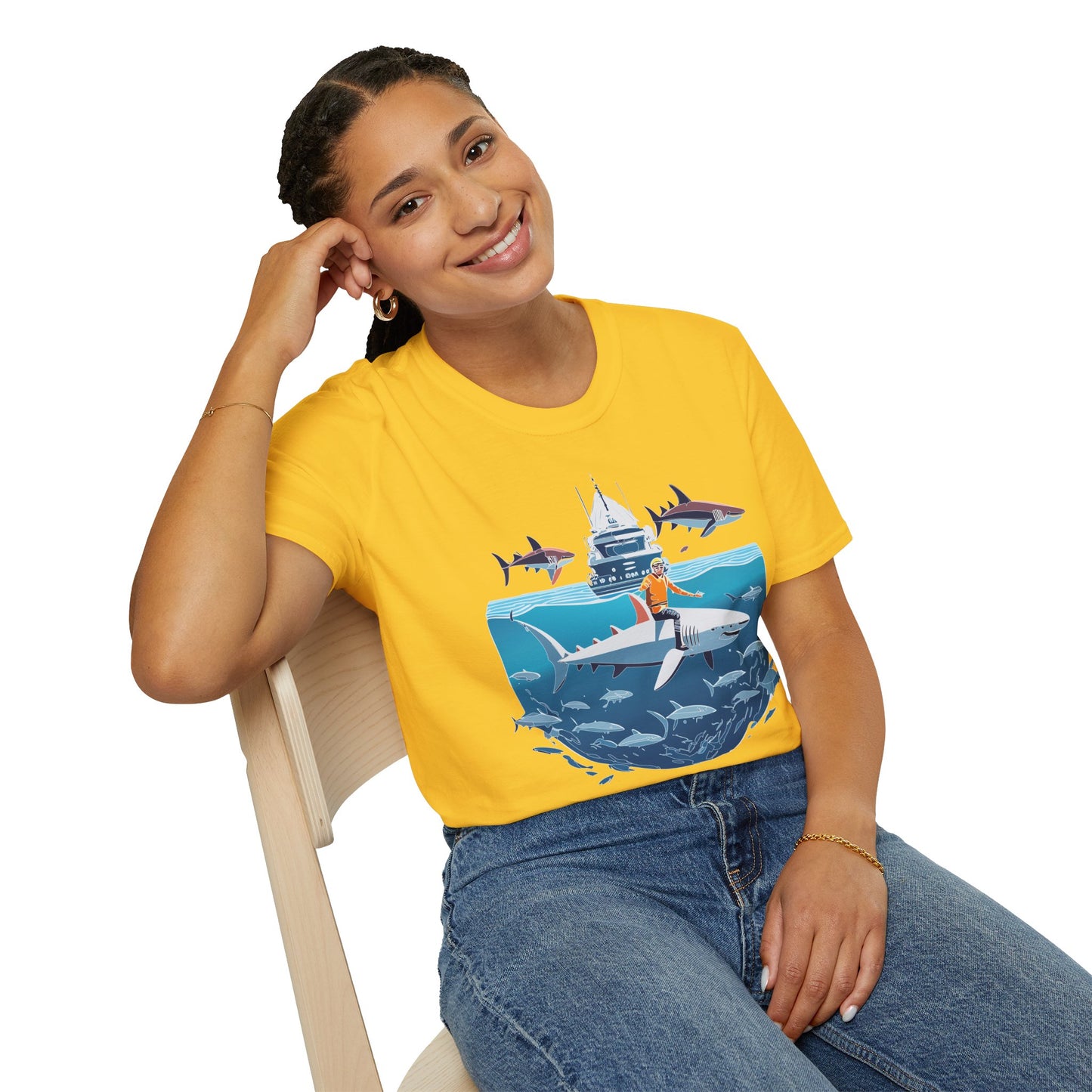 Ocean Tee Shirt, Ocean Shirt, Shirt with Ocean, U boat Tees, Shirt with U-Boat