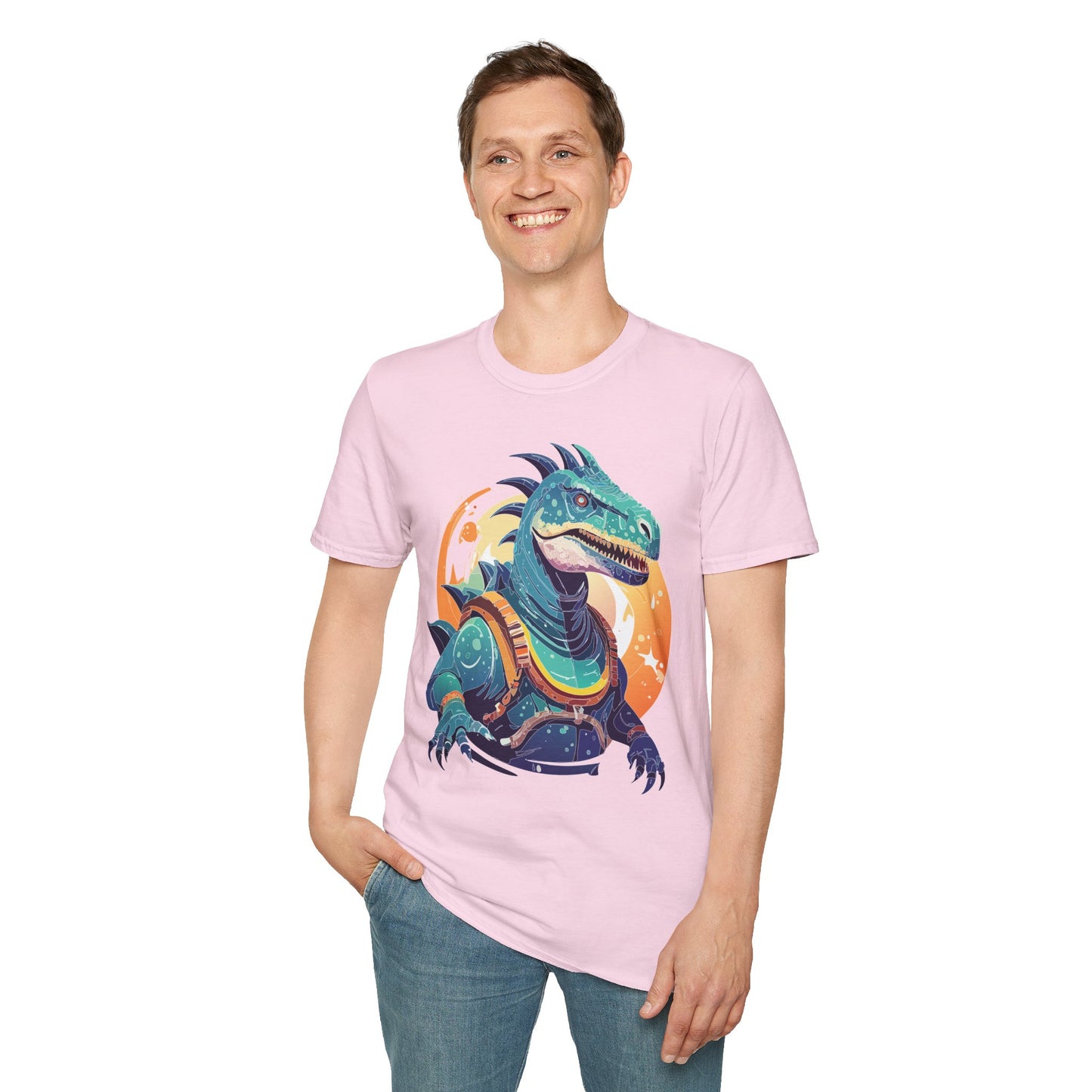 Alien T Shirt Cosmos Design Unisex Softstyle 64000 Graphic Artwork Tee With Aliens