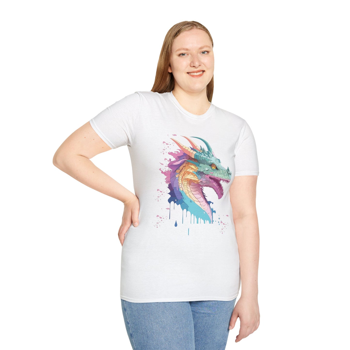Dragon T Shirt, Dragon Shirt, Shirt with Animals, Animal Shirt