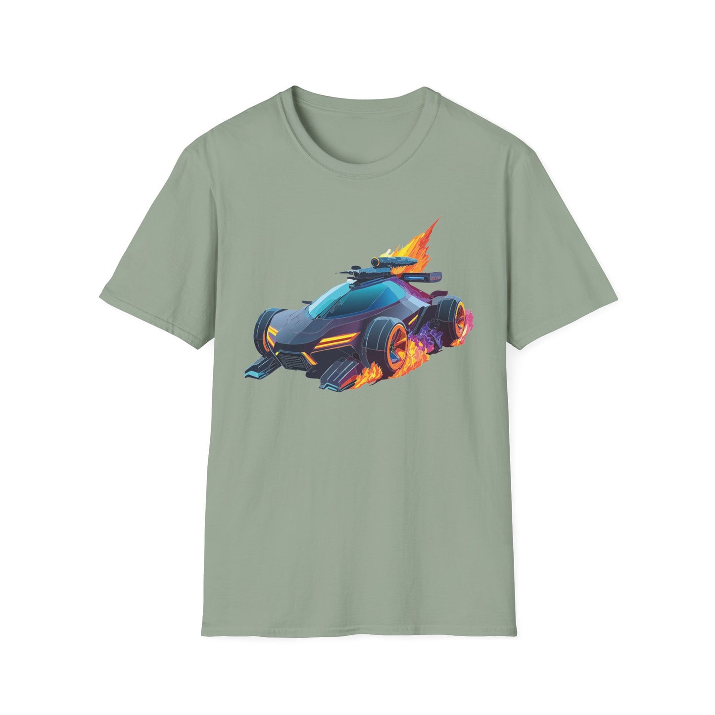 Unisex Car T Shirt Hot Wheels Cars Shirt 100 Percent Ring Spun Cotton Gildan Softstyle Tee