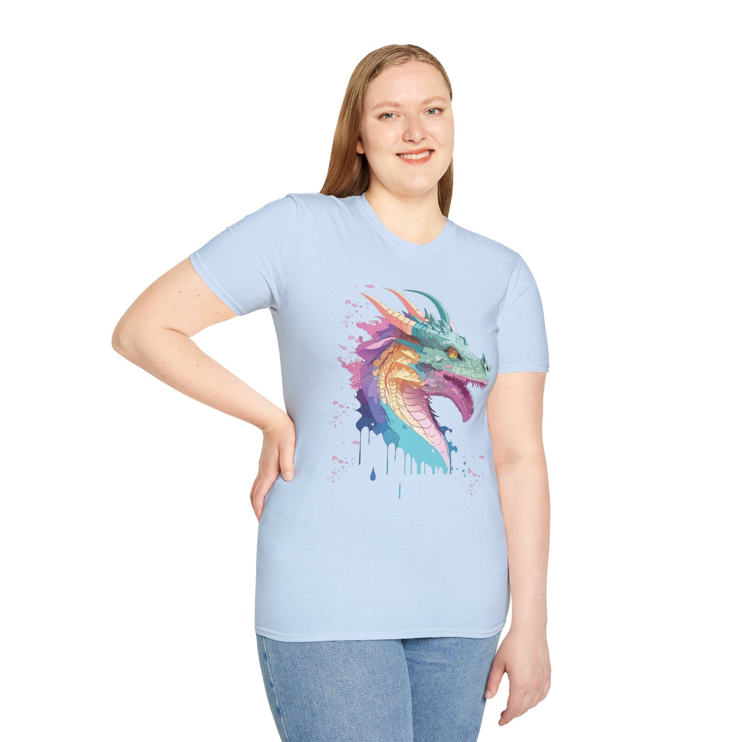 Dragon T Shirt, Dragon Shirt, Shirt with Animals, Animal Shirt