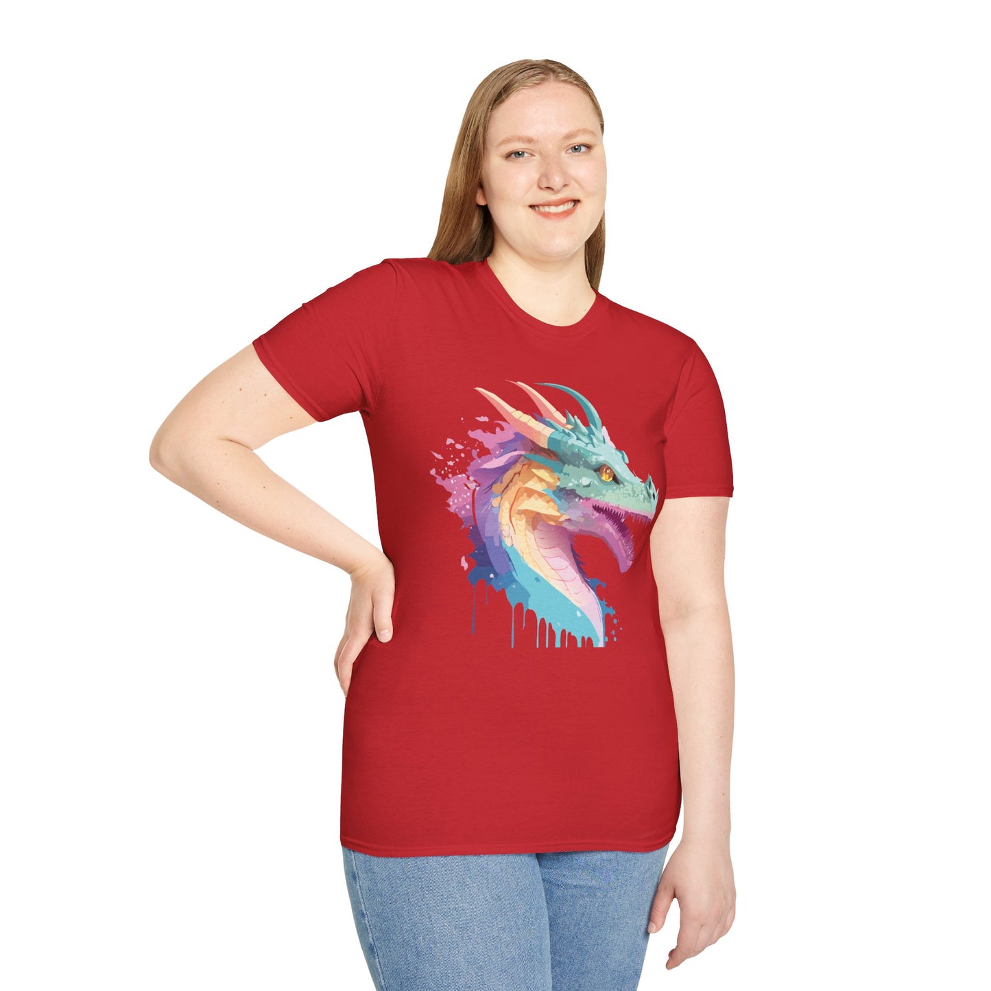 Dragon T Shirt, Dragon Shirt, Shirt with Animals, Animal Shirt