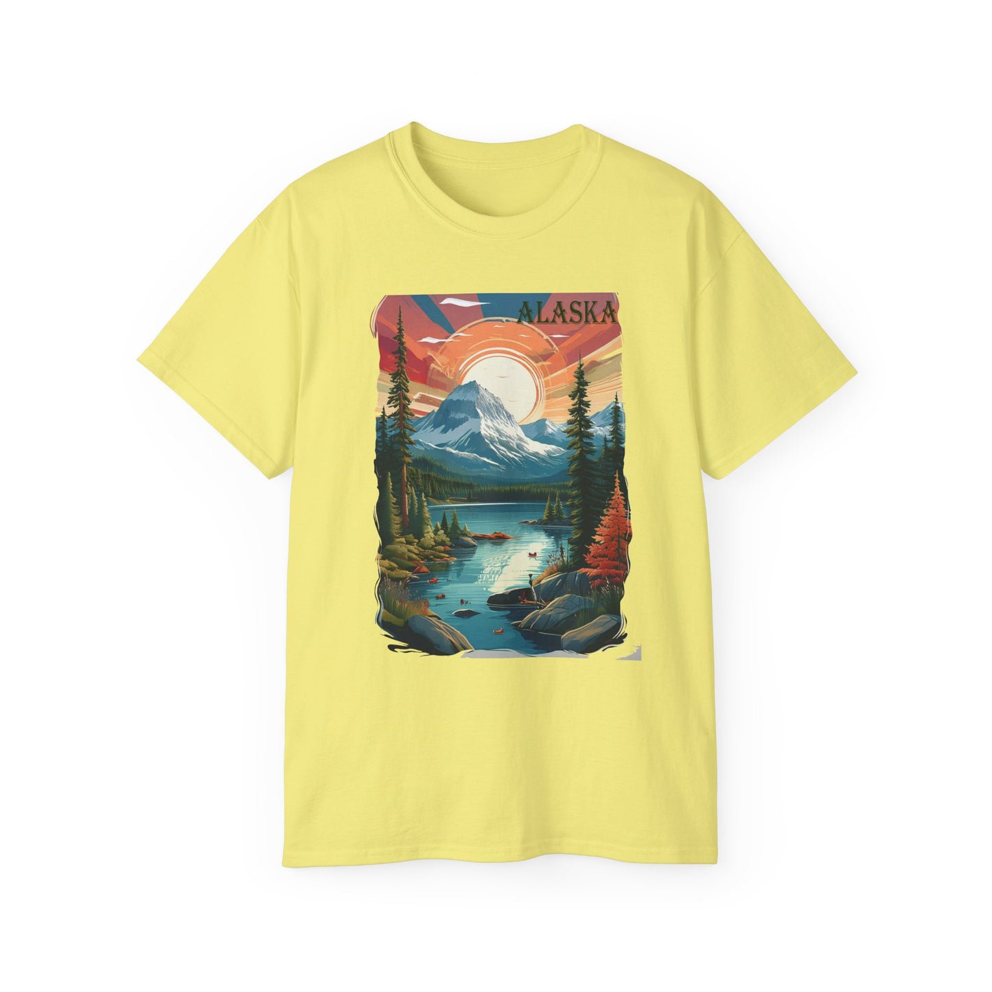 Alaska Graphic Unisex Cotton T‑Shirt 4