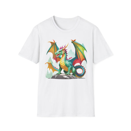 Dragon Graphic T Shirt for Men and Women Unisex Animal Design Softstyle Cotton Tee Premium Quality