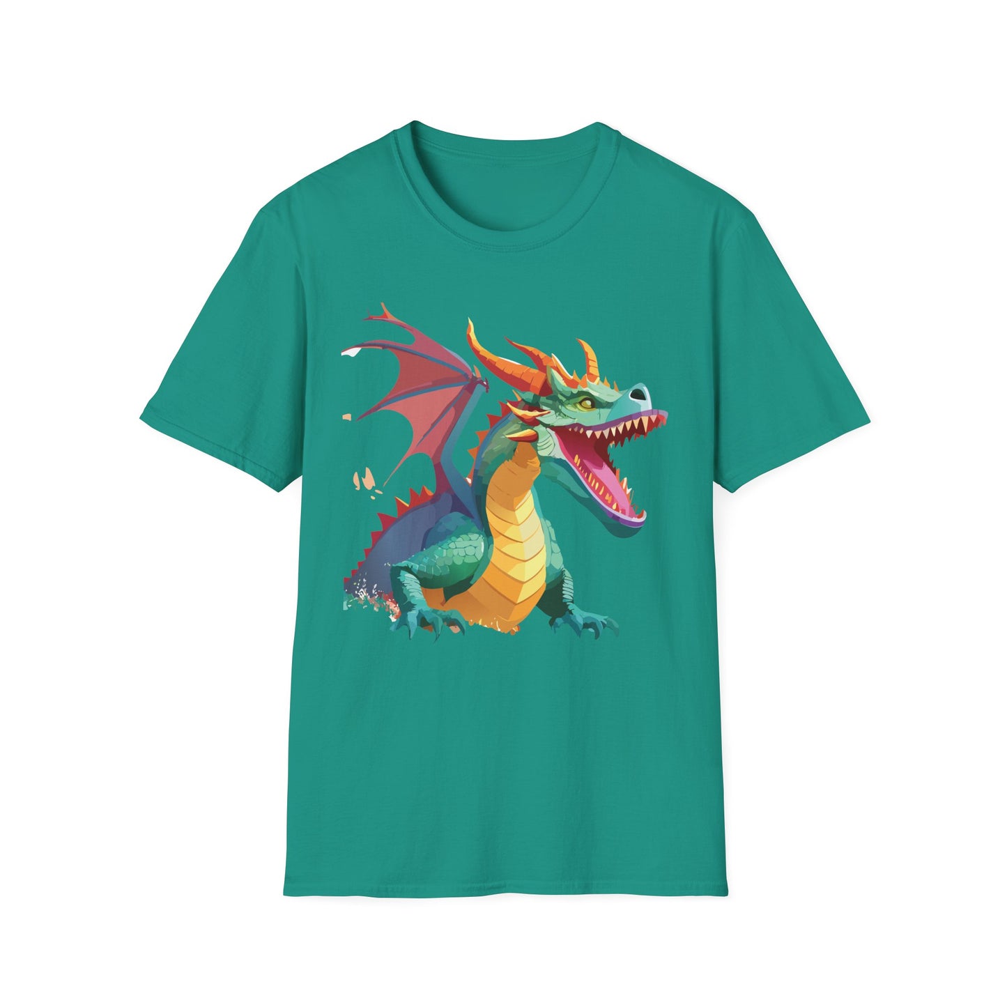 Dragon Graphic T Shirt Unisex Softstyle Cotton Tee Dragon Art Shirt For Men Women