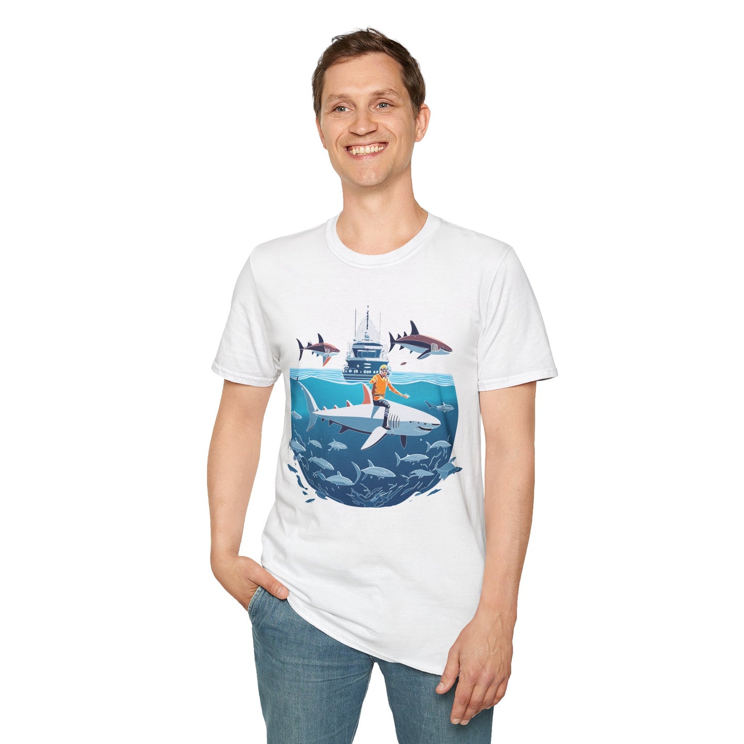 Ocean Tee Shirt, Ocean Shirt, Shirt with Ocean, U boat Tees, Shirt with U-Boat