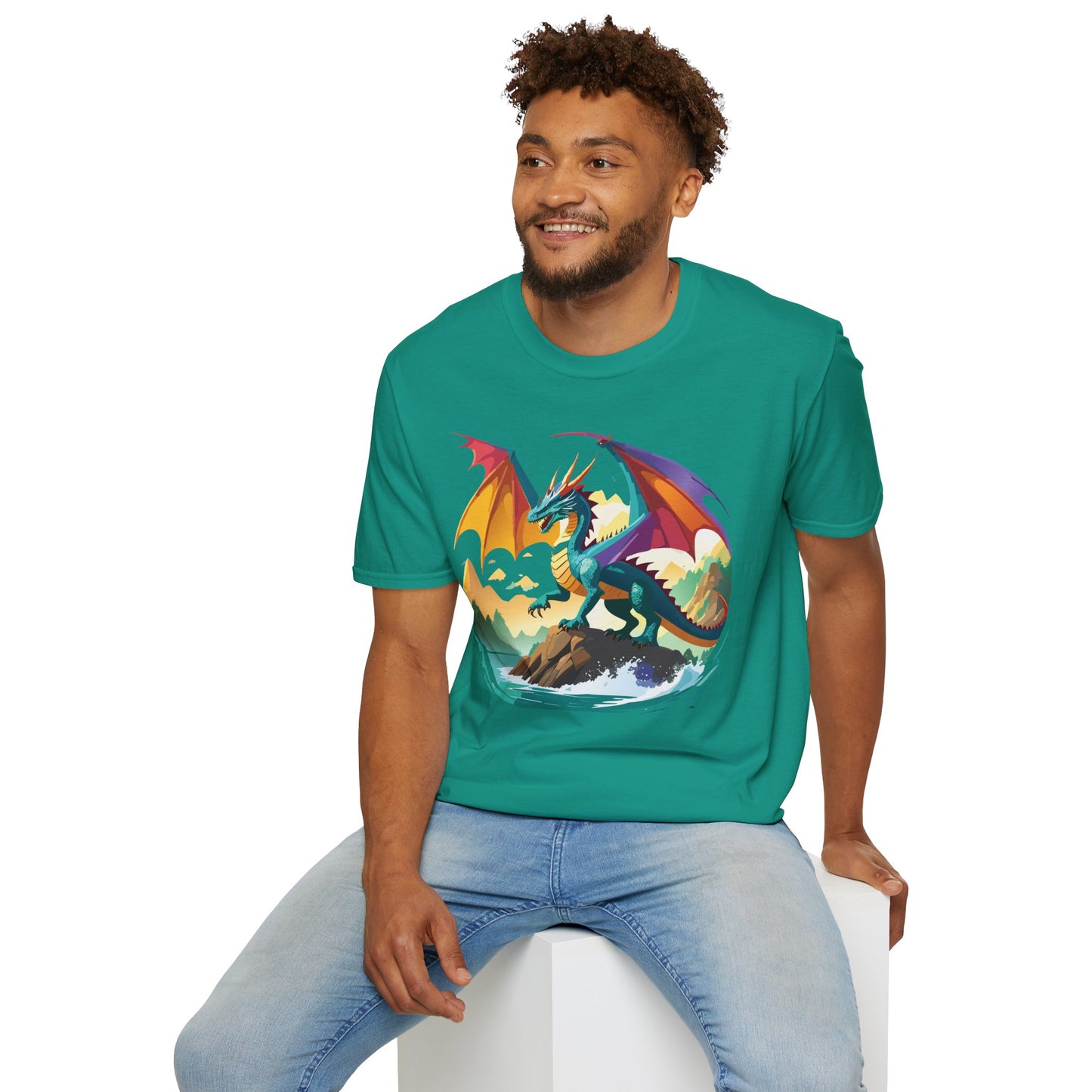 Dragon T Shirt, Dragon Shirt, Shirt with Animals, Animal Shirt