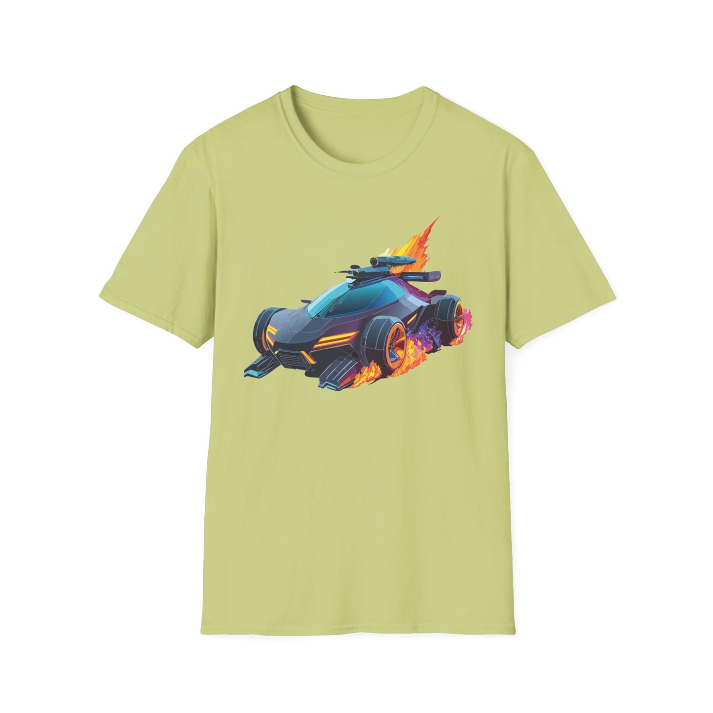 Unisex Car T Shirt Hot Wheels Cars Shirt 100 Percent Ring Spun Cotton Gildan Softstyle Tee