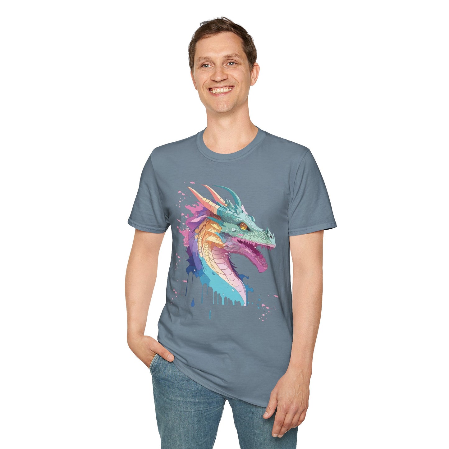 Dragon T Shirt, Dragon Shirt, Shirt with Animals, Animal Shirt