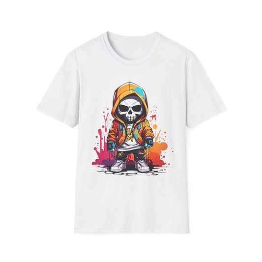 Skull Tee Shirt, Skeleton Shirt, Shirt with Skull, Shirt with Skeleton