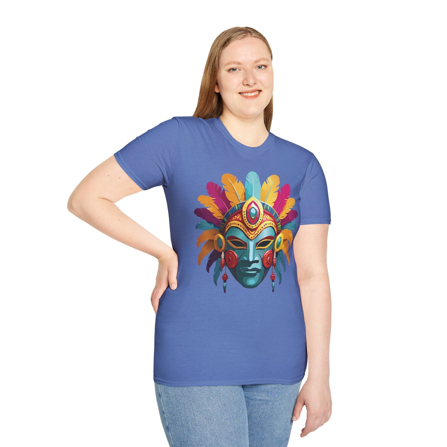 Mask Tee Shirt, Mask Shirt, Shirt with Mask, Masquerade Tees