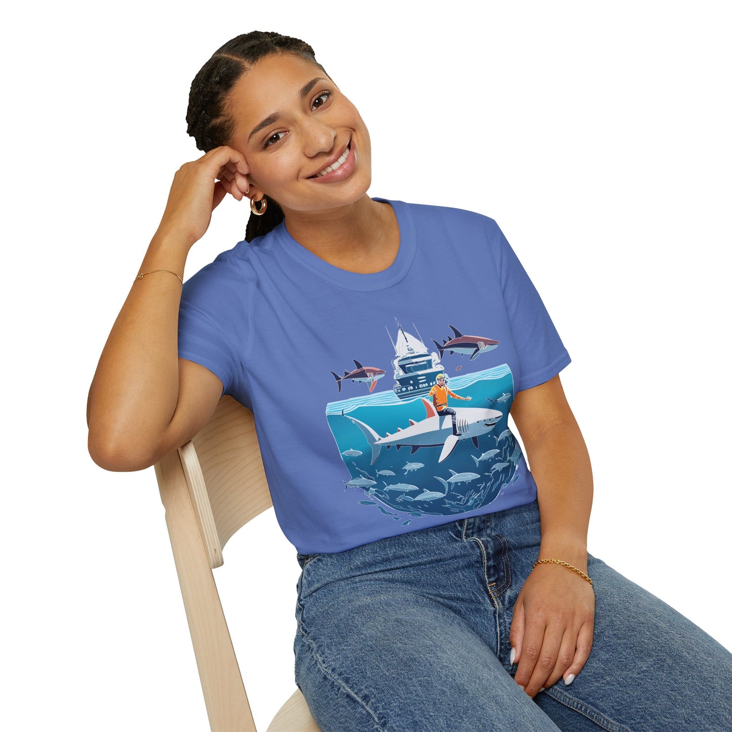Ocean Tee Shirt, Ocean Shirt, Shirt with Ocean, U boat Tees, Shirt with U-Boat