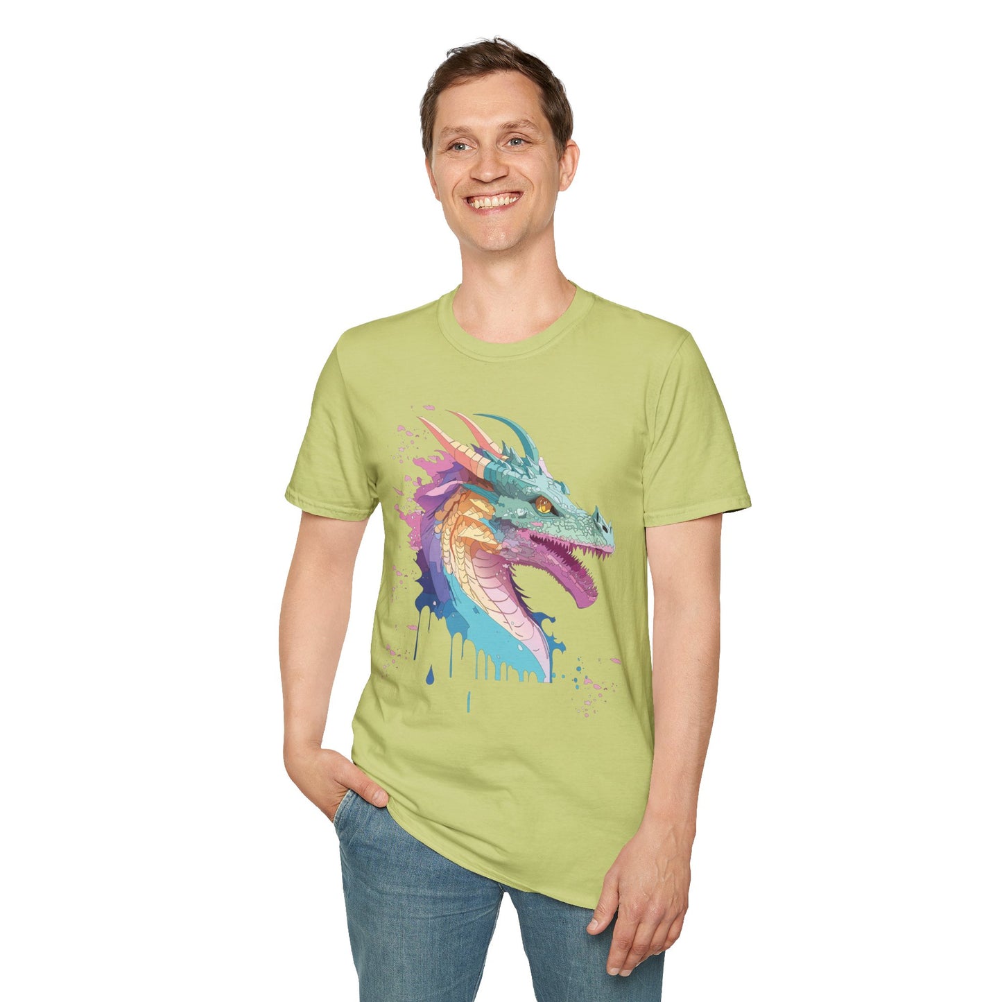 Dragon T Shirt, Dragon Shirt, Shirt with Animals, Animal Shirt