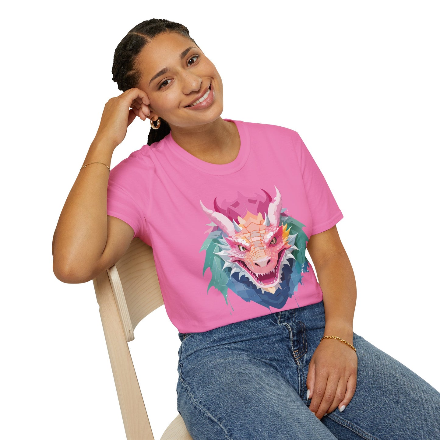 Dragon T Shirt, Dragon Shirt, Shirt with Animals, Animal Shirt