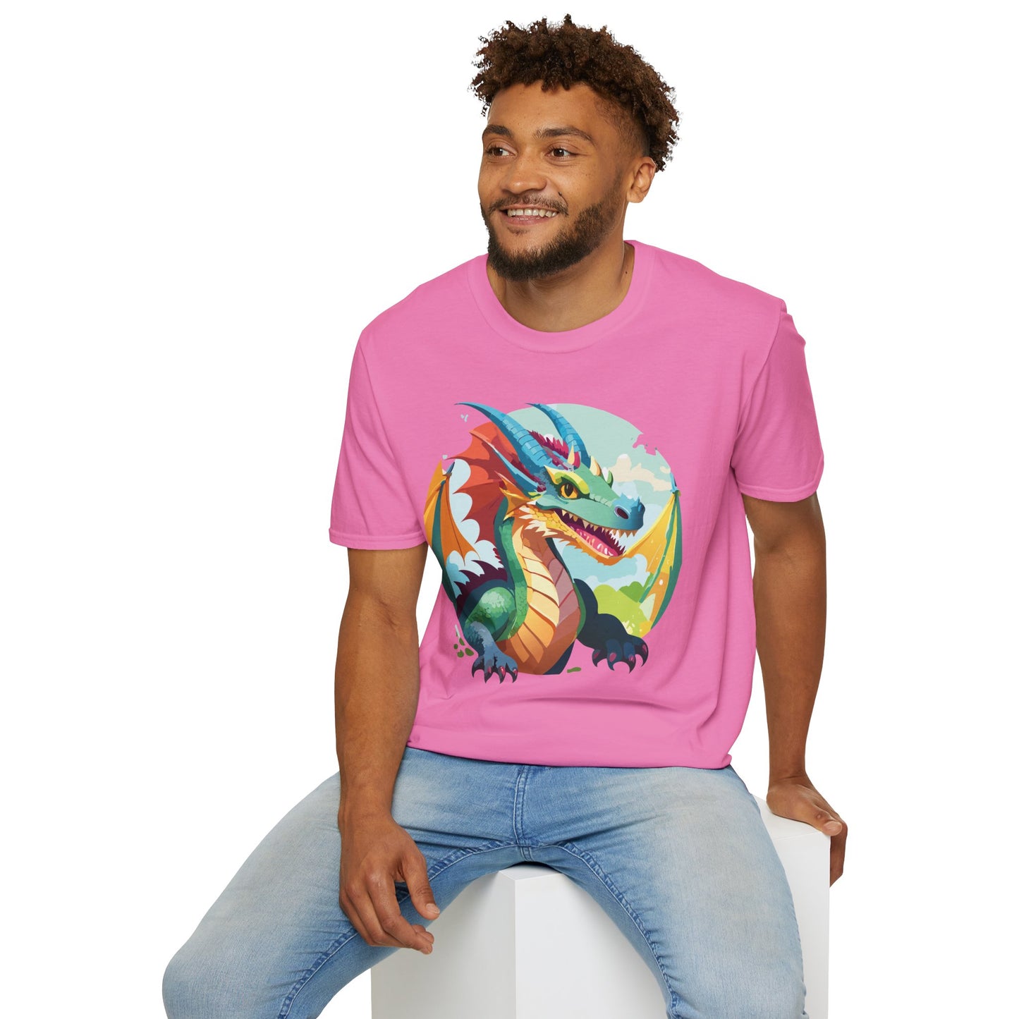 Dragon T Shirt, Dragon Shirt, Shirt with Animals, Animal Shirt