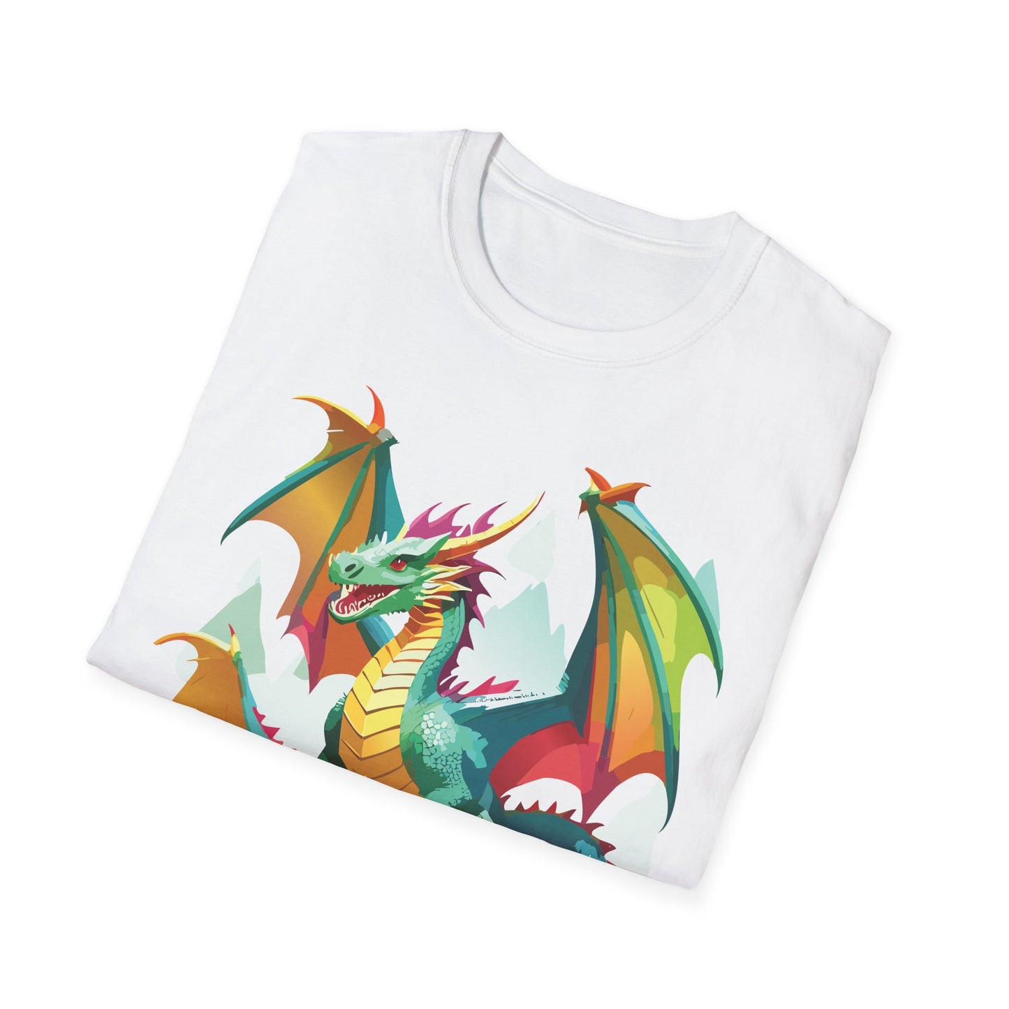 Dragon Graphic T Shirt for Men and Women Unisex Animal Design Softstyle Cotton Tee Premium Quality