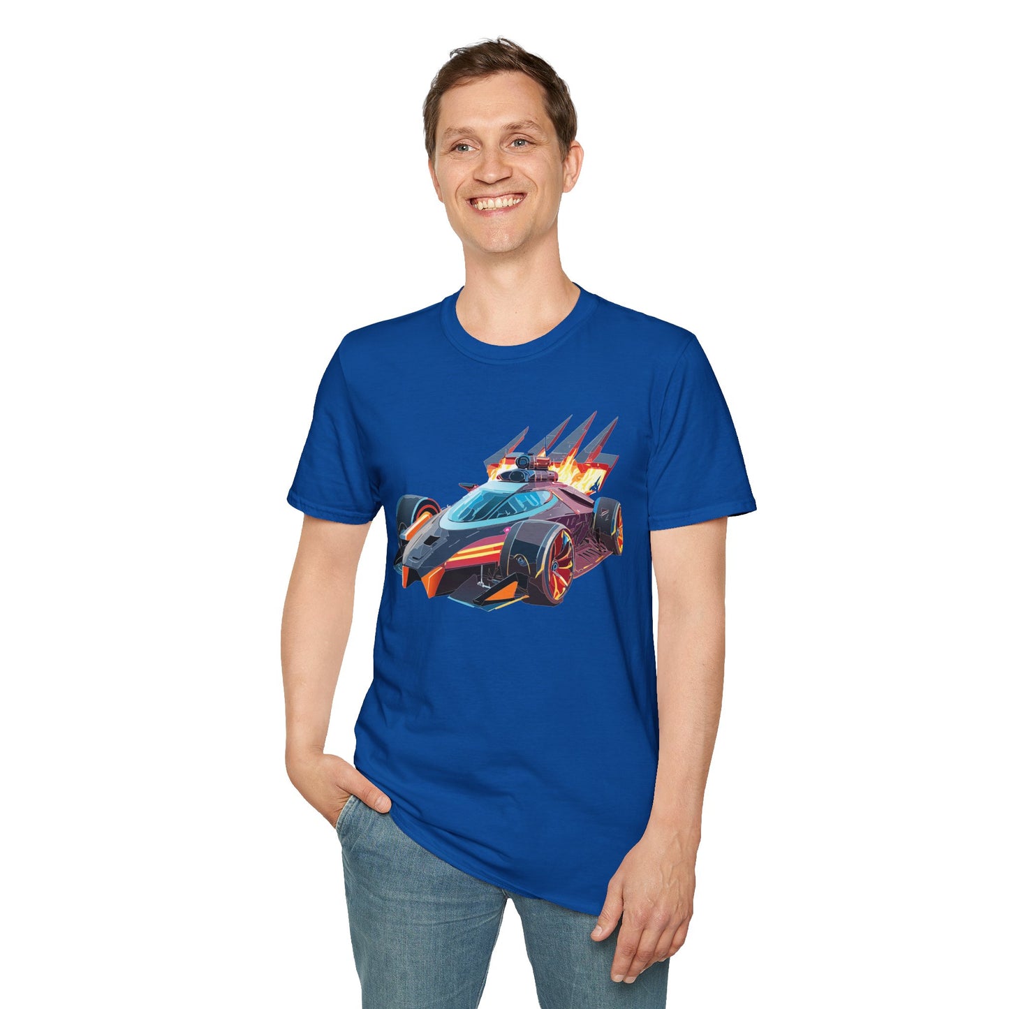 Car T Shirt Unisex Softstyle Cotton Tee With Cars Graphic Hot Wheels Design For Men Women