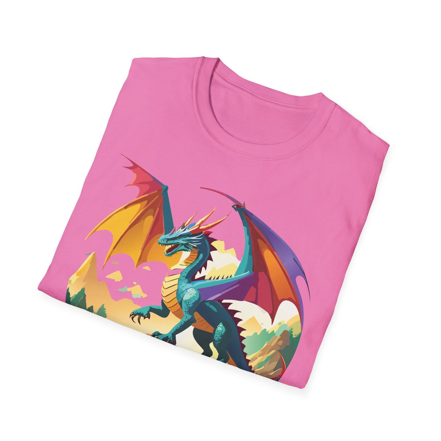 Dragon T Shirt, Dragon Shirt, Shirt with Animals, Animal Shirt