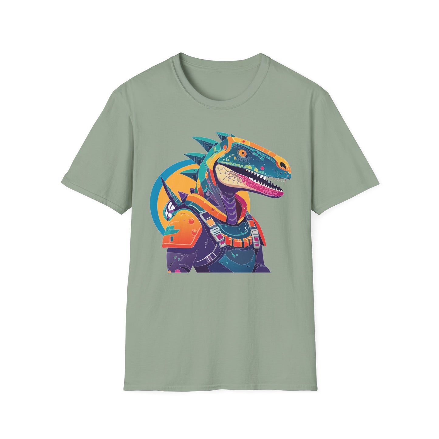 Unisex Alien Cosmos Shirt With Art Design Gildan Softstyle 64000 Short Sleeve Tee