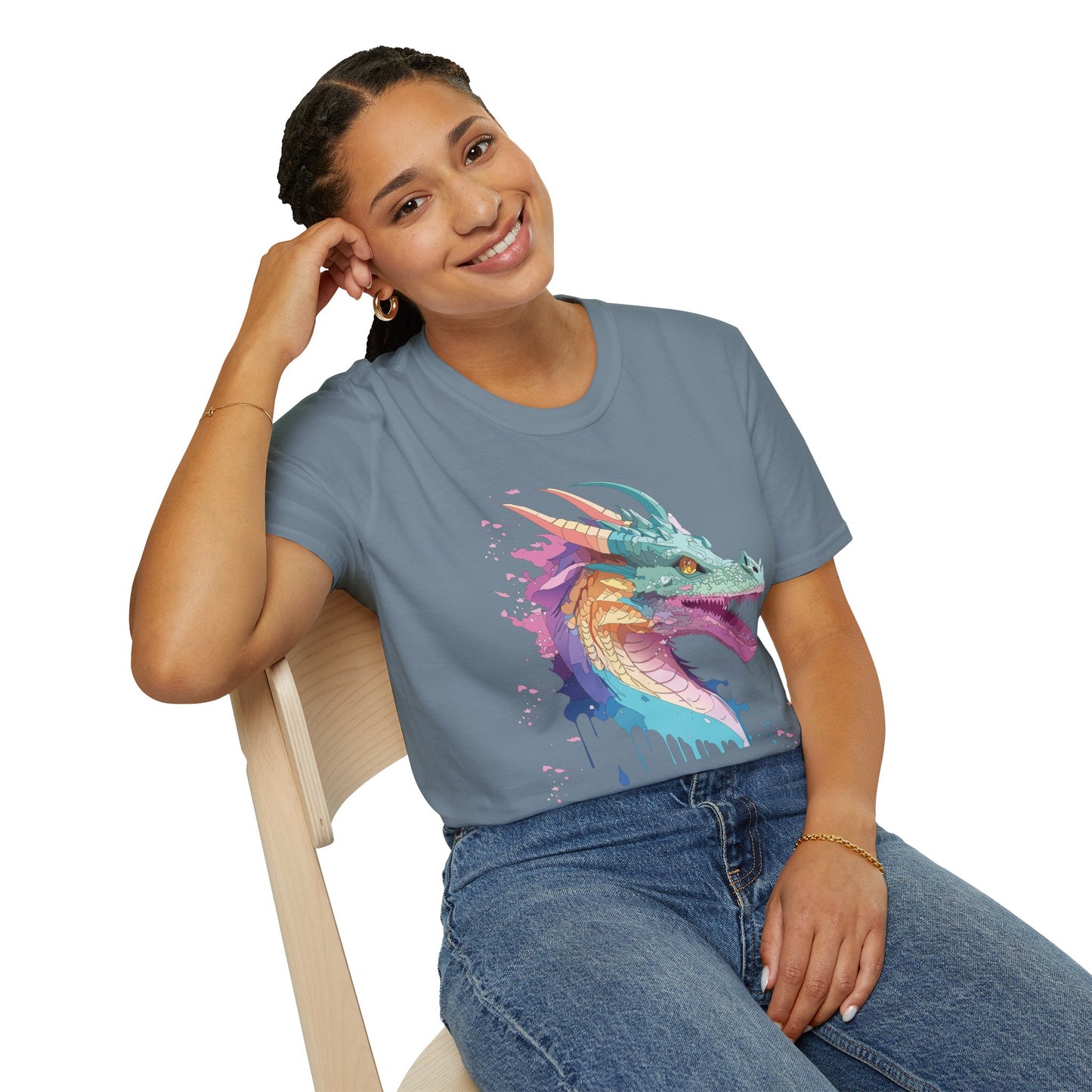 Dragon T Shirt, Dragon Shirt, Shirt with Animals, Animal Shirt