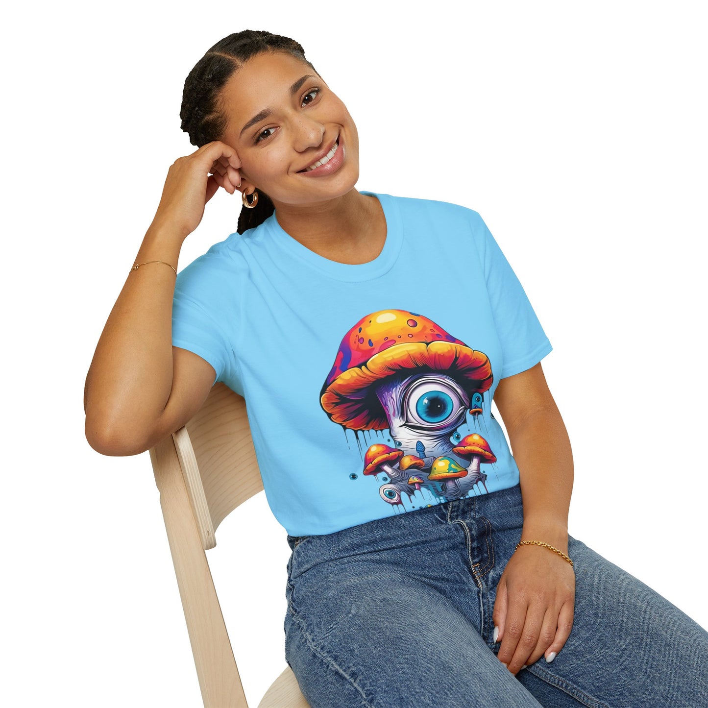Mashroom Tee Shirt, Mashroom Shirt, Shirt with Funny Mashroom, Shirt with Fungus