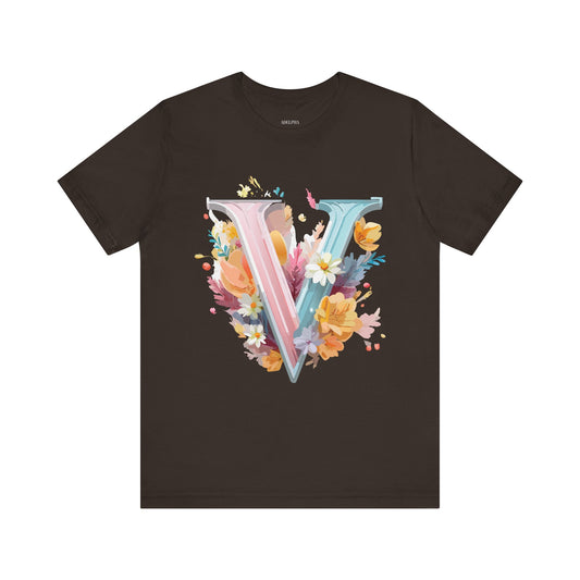 Letter Shirt, Letter V Shirt