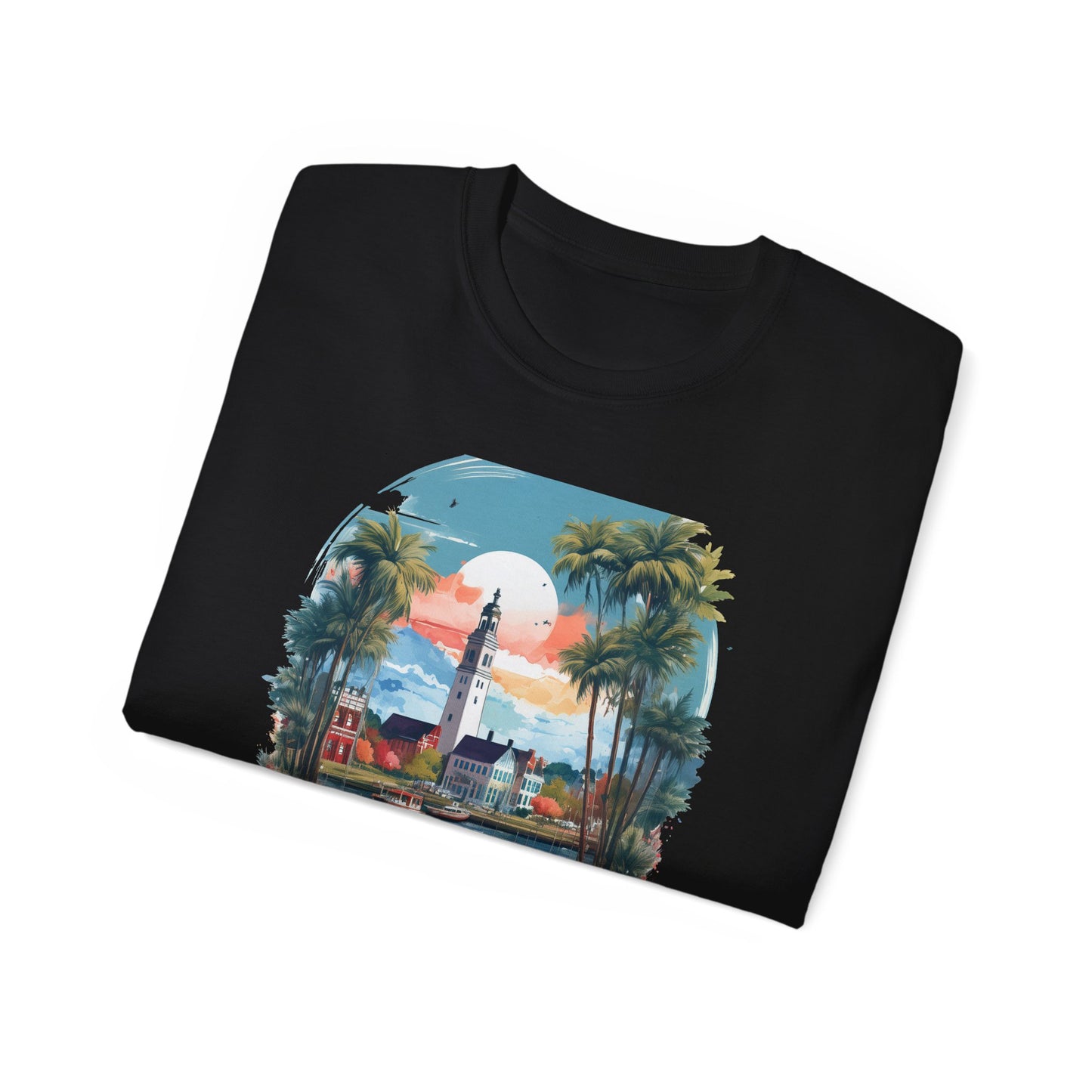 Delaware Graphic Unisex Cotton T‑Shirt 2