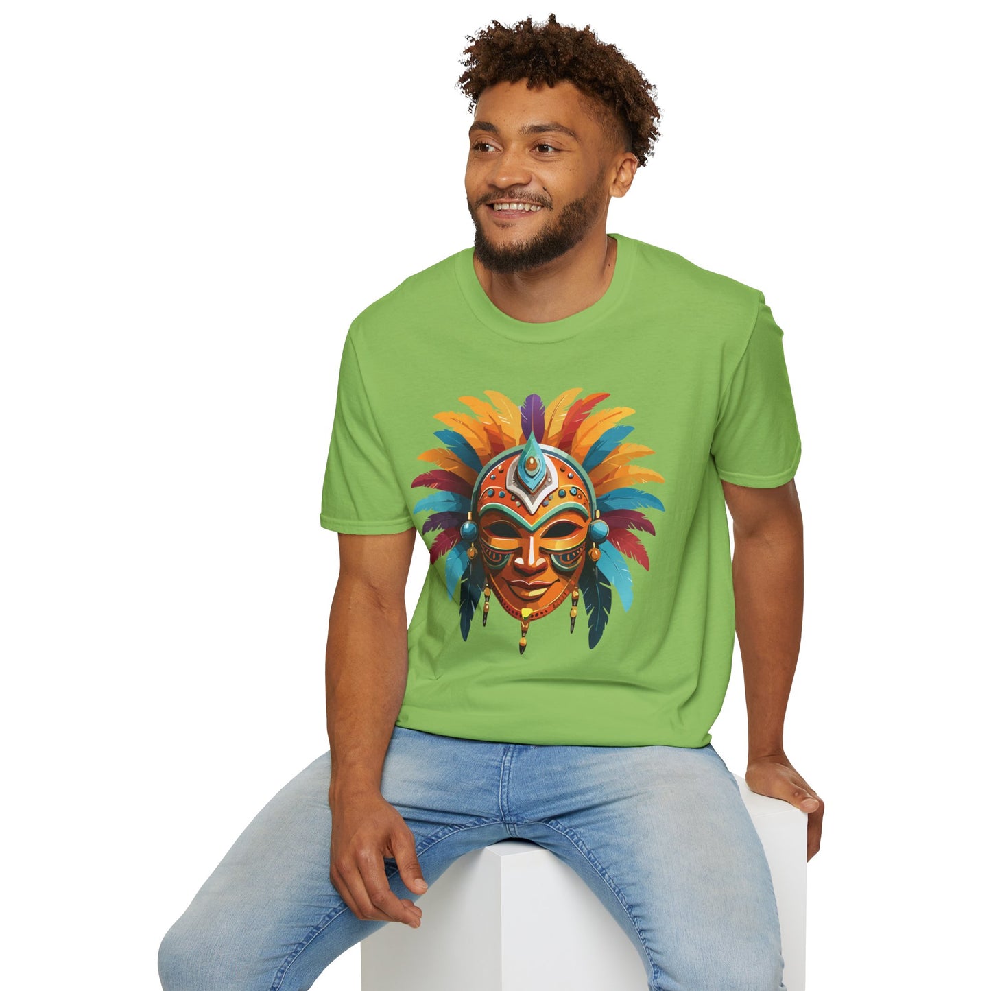 Mask Tee Shirt, Mask Shirt, Shirt with Mask, Masquerade Tees