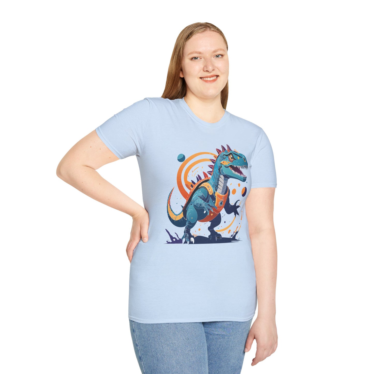 Unisex Alien T Shirt Cosmos Tee With Alien Design Gildan Softstyle 64000 Ring Spun Cotton