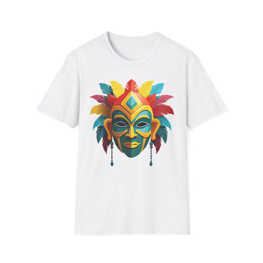 Mask Tee Shirt, Mask Shirt, Shirt with Mask, Masquerade Tees