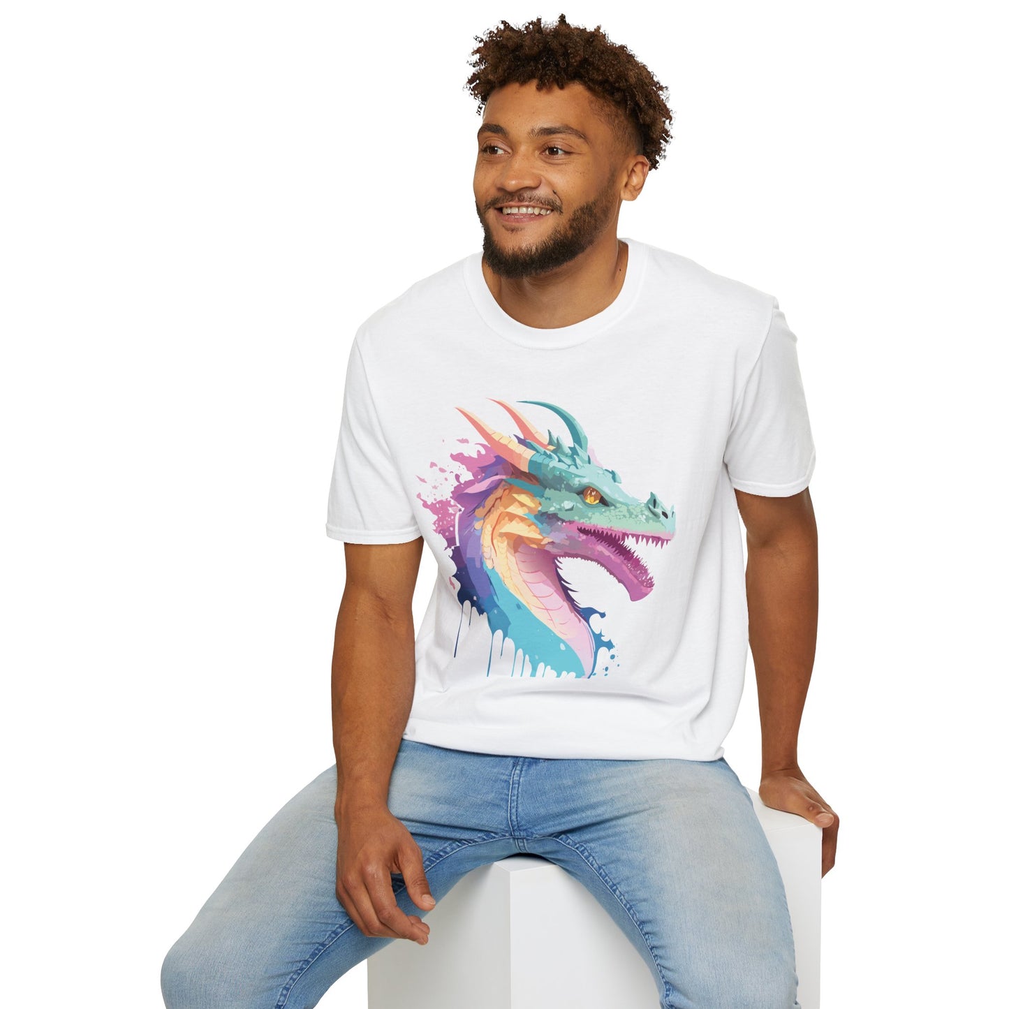 Dragon T Shirt, Dragon Shirt, Shirt with Animals, Animal Shirt