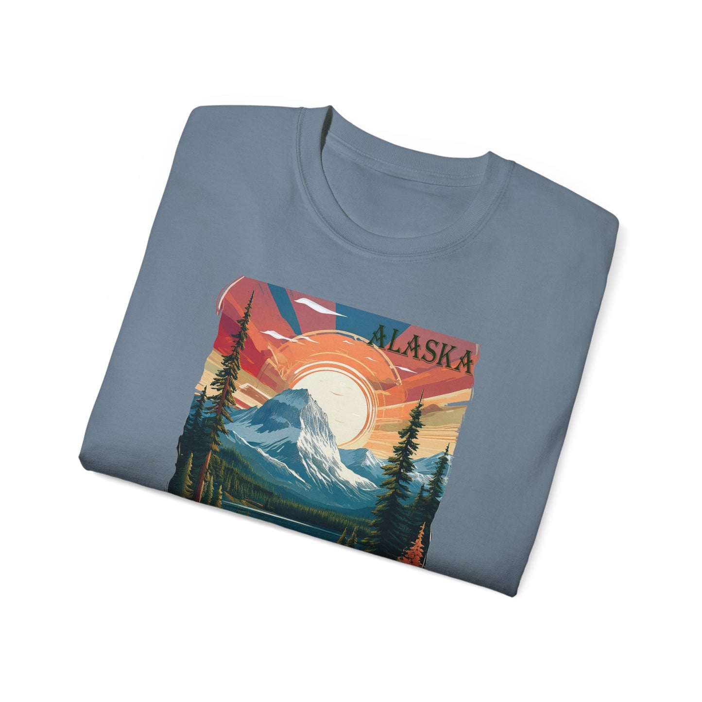 Alaska Graphic Unisex Cotton T‑Shirt 4