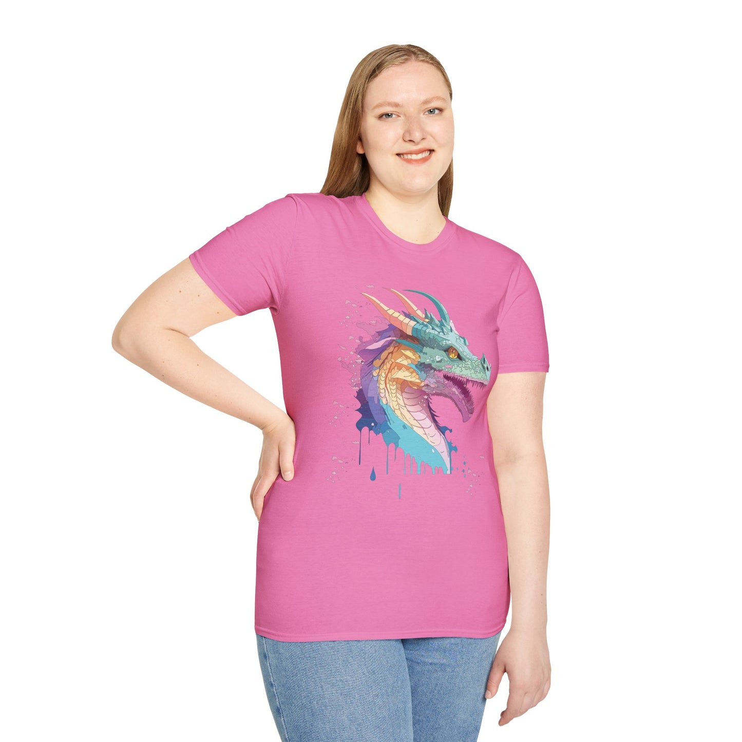 Dragon T Shirt, Dragon Shirt, Shirt with Animals, Animal Shirt