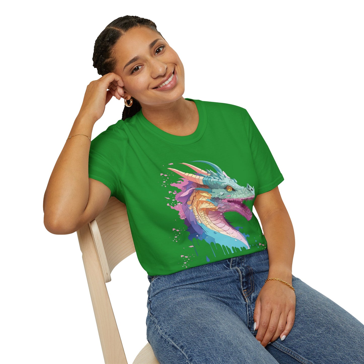 Dragon T Shirt, Dragon Shirt, Shirt with Animals, Animal Shirt