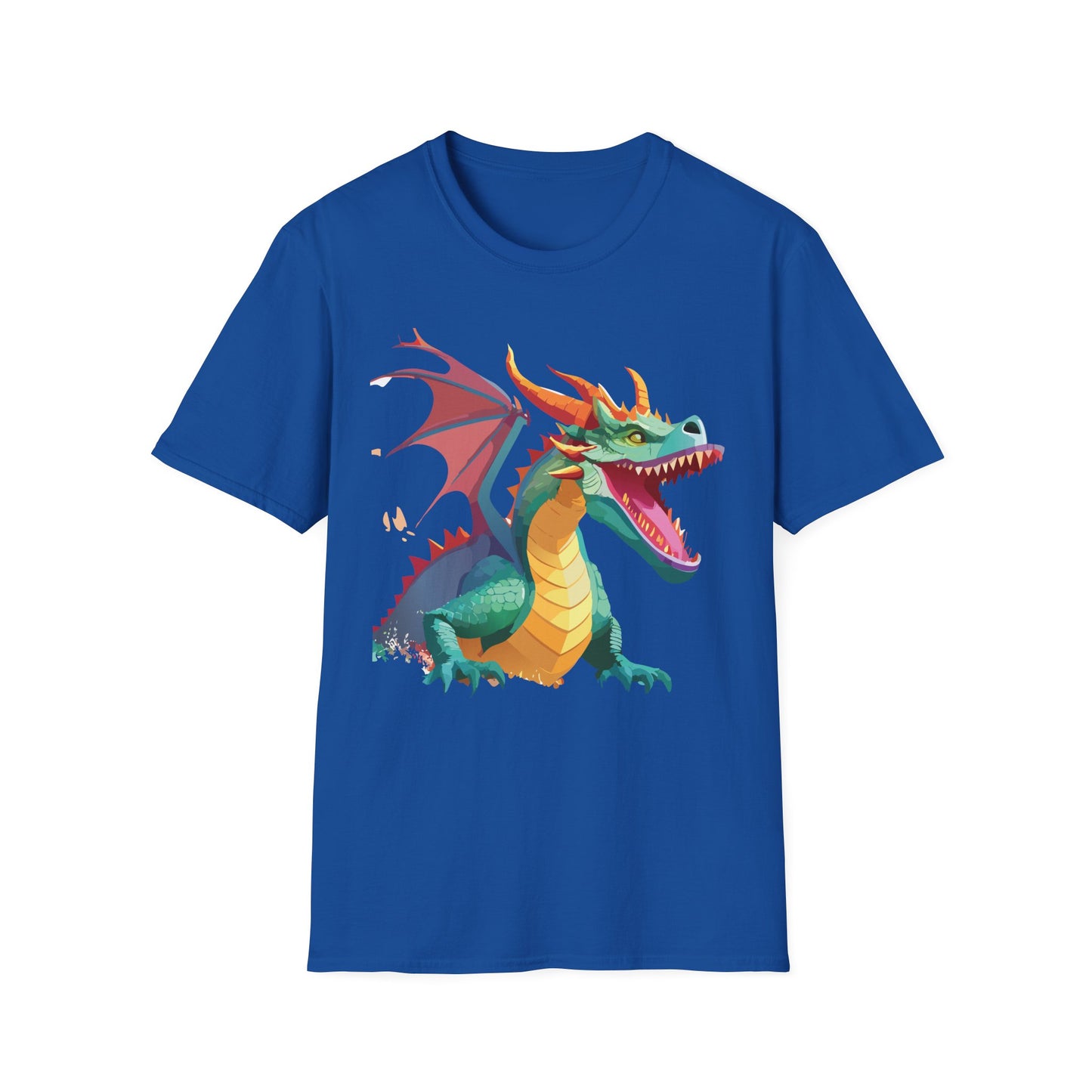 Dragon Graphic T Shirt Unisex Softstyle Cotton Tee Dragon Art Shirt For Men Women