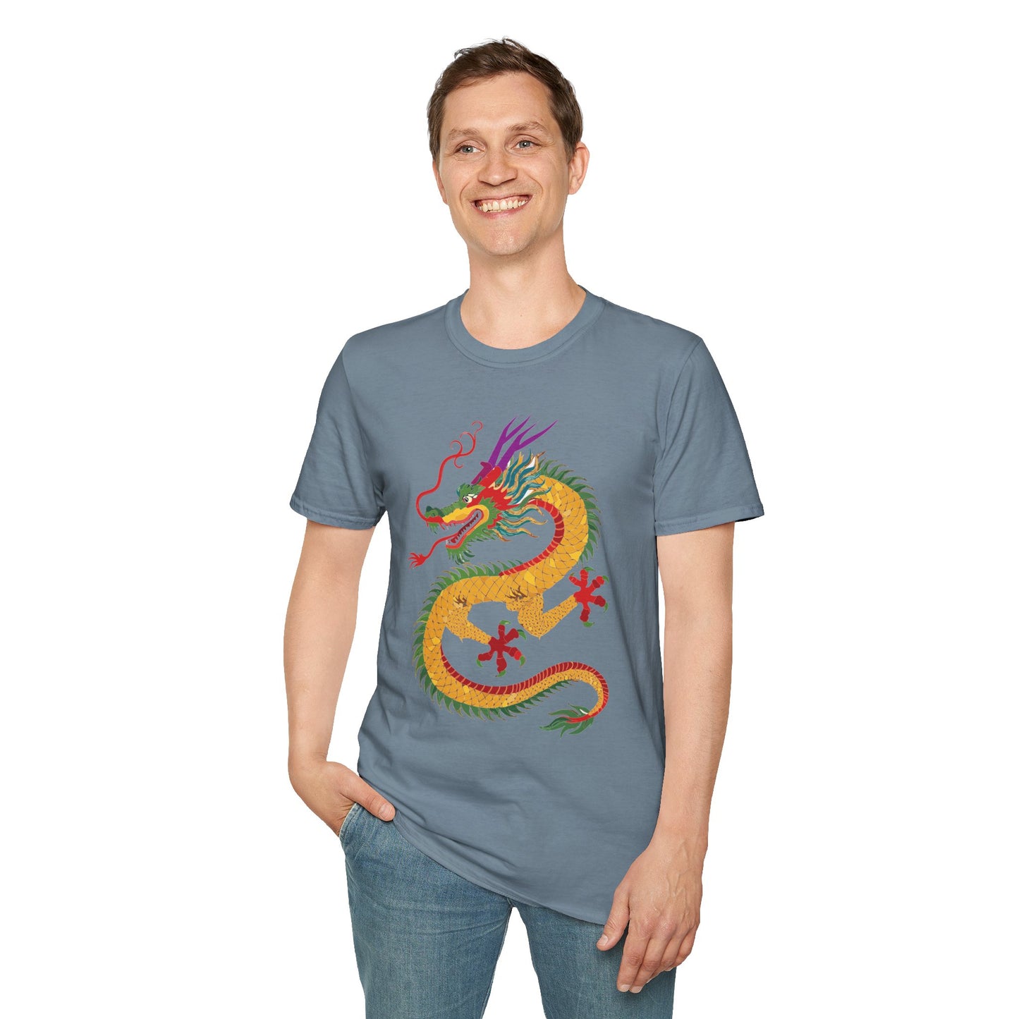 Dragon T Shirt, Dragon Shirt, Shirt with Animals, Animal Shirt