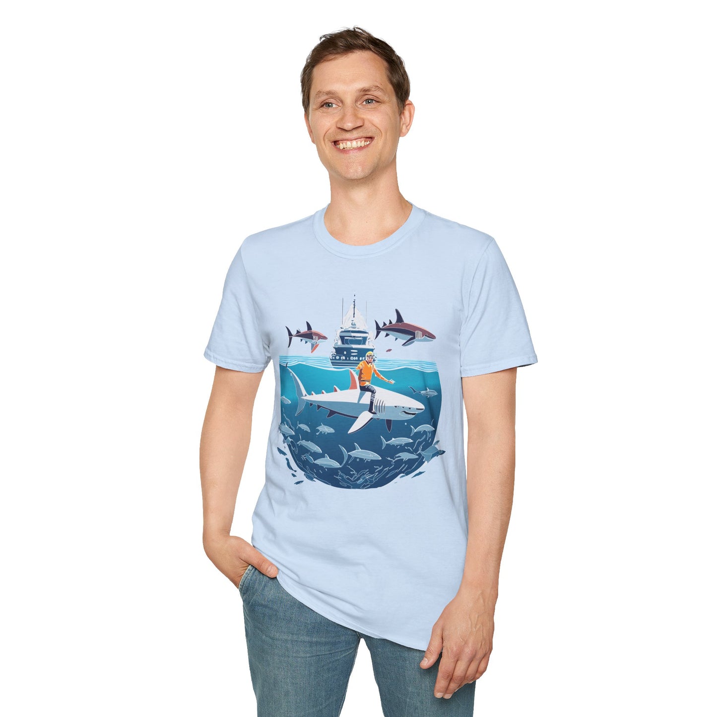Ocean Tee Shirt, Ocean Shirt, Shirt with Ocean, U boat Tees, Shirt with U-Boat