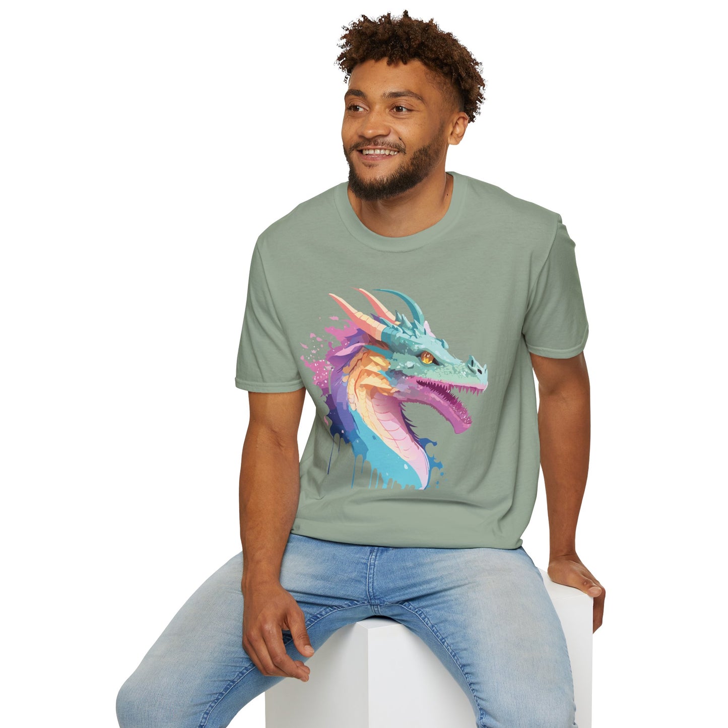 Dragon T Shirt, Dragon Shirt, Shirt with Animals, Animal Shirt
