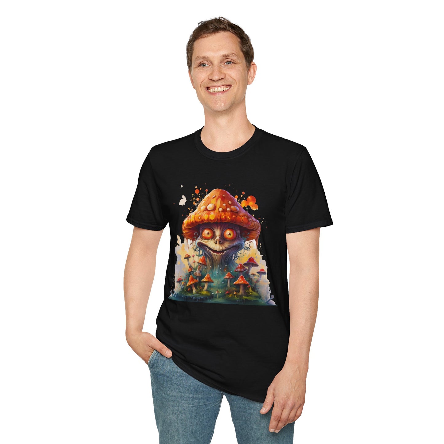 Mashroom Tee Shirt, Mashroom Shirt, Shirt with Funny Mashroom, Shirt with Fungus