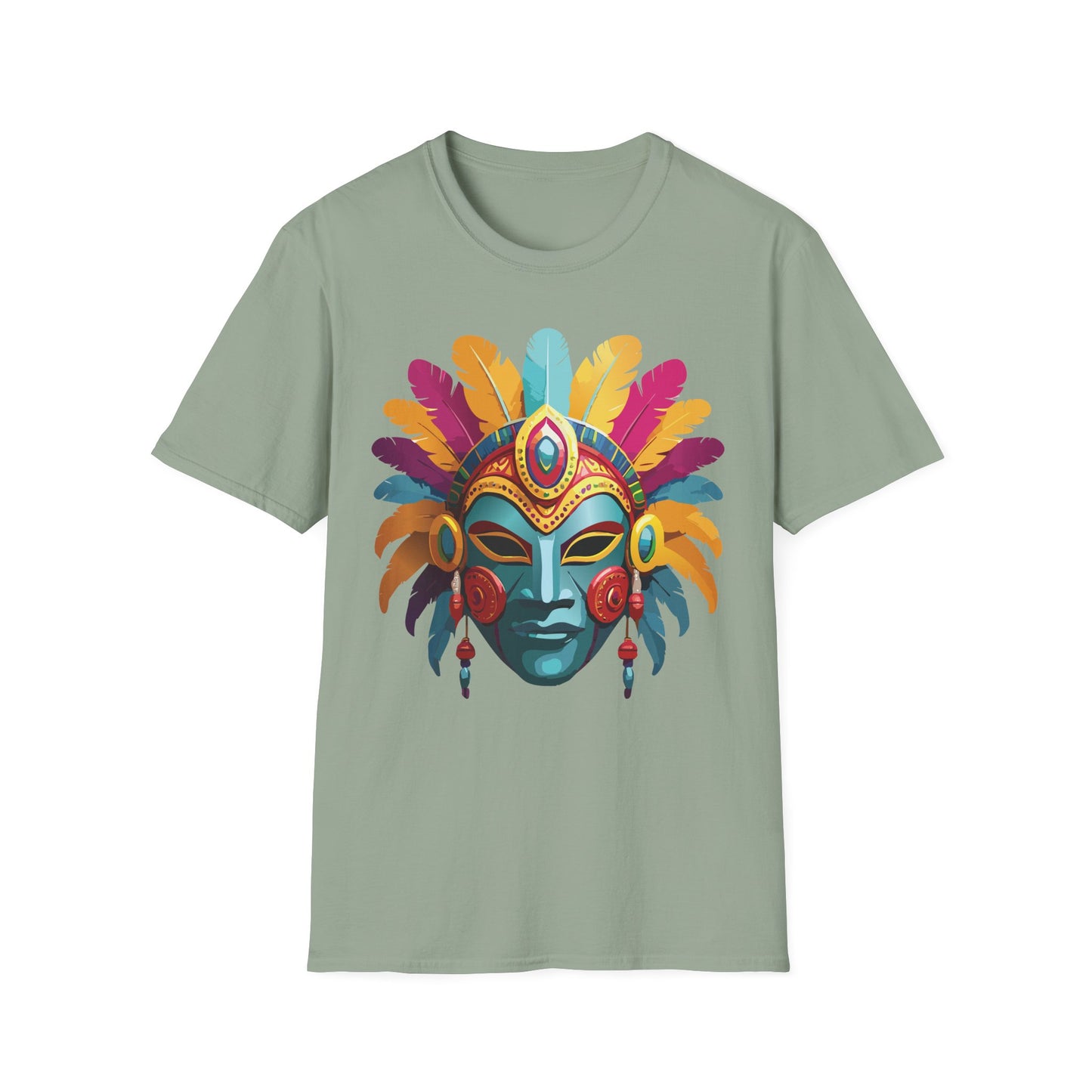 Mask Tee Shirt, Mask Shirt, Shirt with Mask, Masquerade Tees